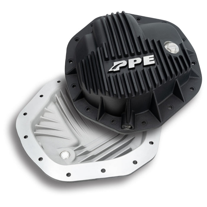 PPE Diesel 138053020 2020-2022 GM 6.6L Duramax 11.5 Inch /12 Inch -14 Heavy-Duty Cast Aluminum Rear Differential Cover Black