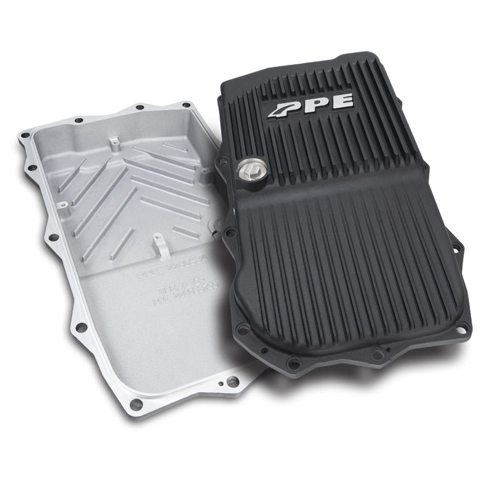 PPE Diesel 228053420 2010-2022 w/ ZF-8 Speed Heavy-Duty Cast Aluminum Transmission Pan Black