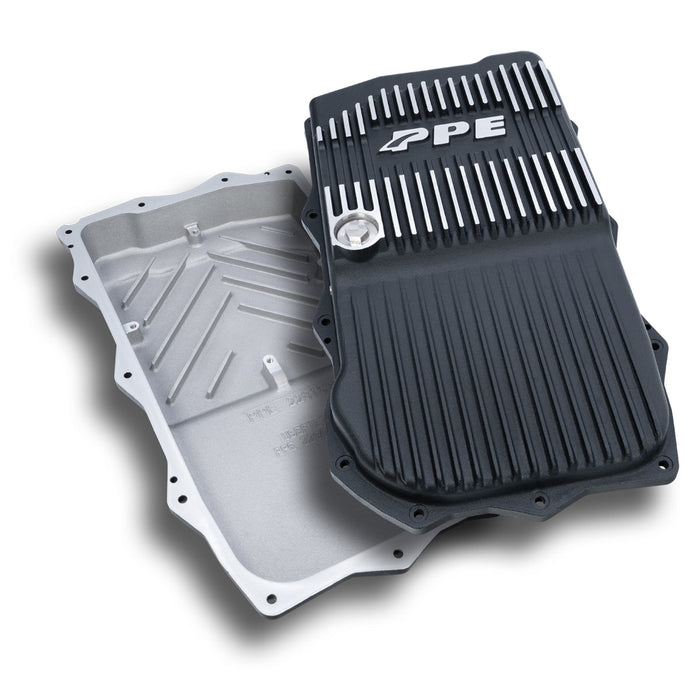 PPE Diesel 228153510 2018-2022 Jeep Wrangler JL/JT w/ 850RE Transmission Heavy-Duty Cast Aluminum Transmission Pan Brushed