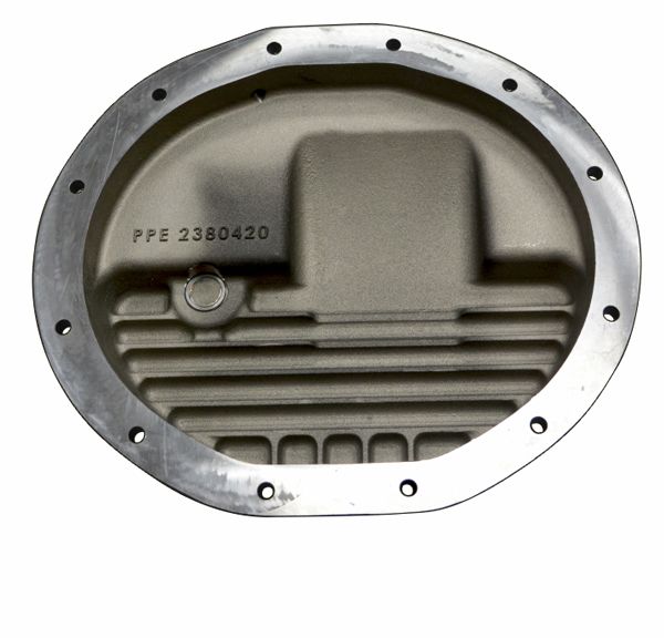 PPE Diesel 238042010 Heavy Duty Cast Aluminum Front Differential Cover 15-17 Ram 2500/3500 HD Brushed PPE Diesel