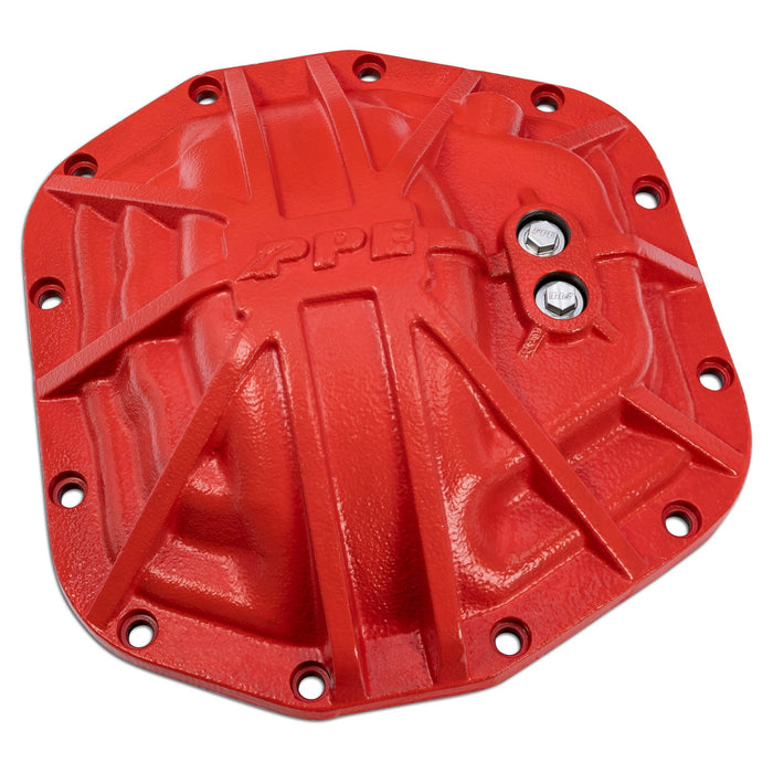 PPE Diesel 238053212 2018-2023 Jeep JL/JT/Ford Bronco Dana-M220 Heavy-Duty Nodular Iron Rear Differential Cover Red PPE Diesel