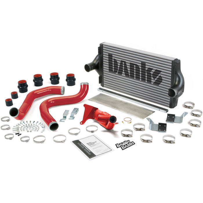 Banks Power 25971 Intercooler Upgrade, Includes Boost Tubes (red powder-coated) for 1999.5 Ford F250/F350 7.3L Power Stroke