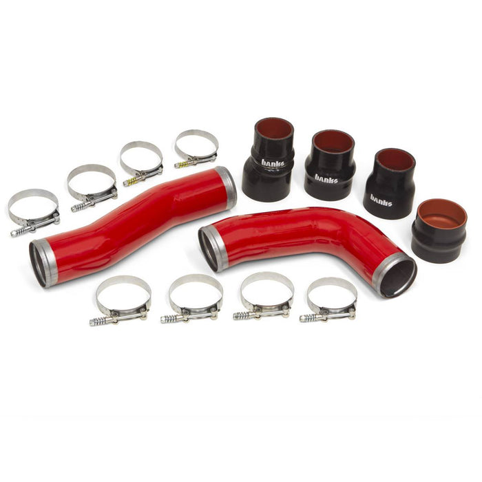 Banks Power 25998 Boost Tube Kit Red Powdercoat 2010-12 Ram 6.7L OEM Replacement Boost Tubes Banks Power