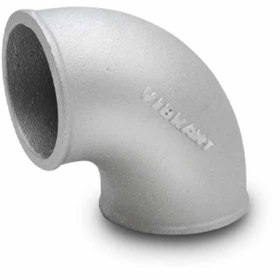 Vibrant 2874 3.0" Cast Aluminum 90 Degree Bend