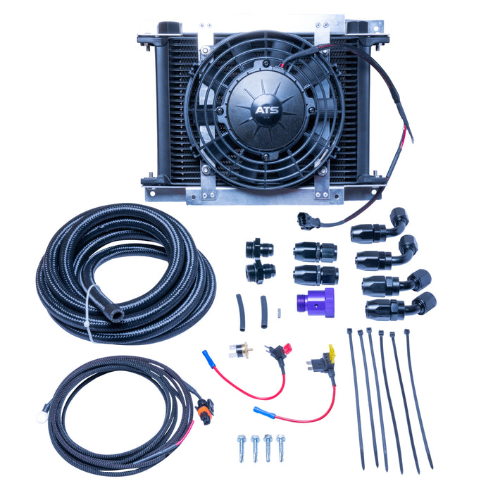 ATS Diesel 310-900-2000 Auxiliary Transmission Cooler Kit With 1/2 Inch Lines