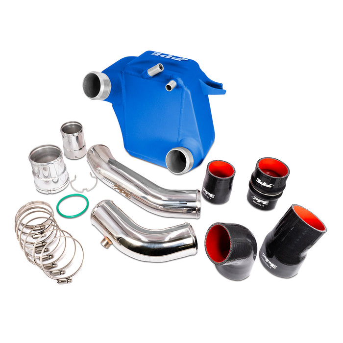 PPE Diesel 315045122 2011-2023 Ford 6.7L Air To Water Intercooler Kit Blue PPE Performance