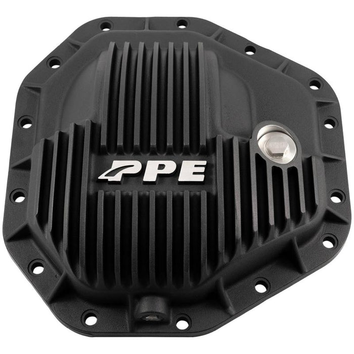 PPE 338052020 Heavy-Duty Cast Aluminum Rear Differential Cover (For Dana M275) Black
