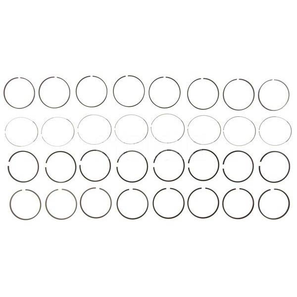 Mahle 41768 Complete Piston Ring Set (Standard)