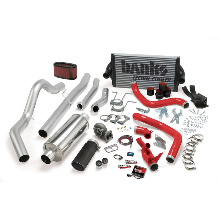 Banks Power 46356-B PowerPack Bundle Complete Power System W/OttoMind Engine Calibration Module Black Tail Pipe 94-97 Ford 7.3L CCLB Automatic Transmission Banks Power