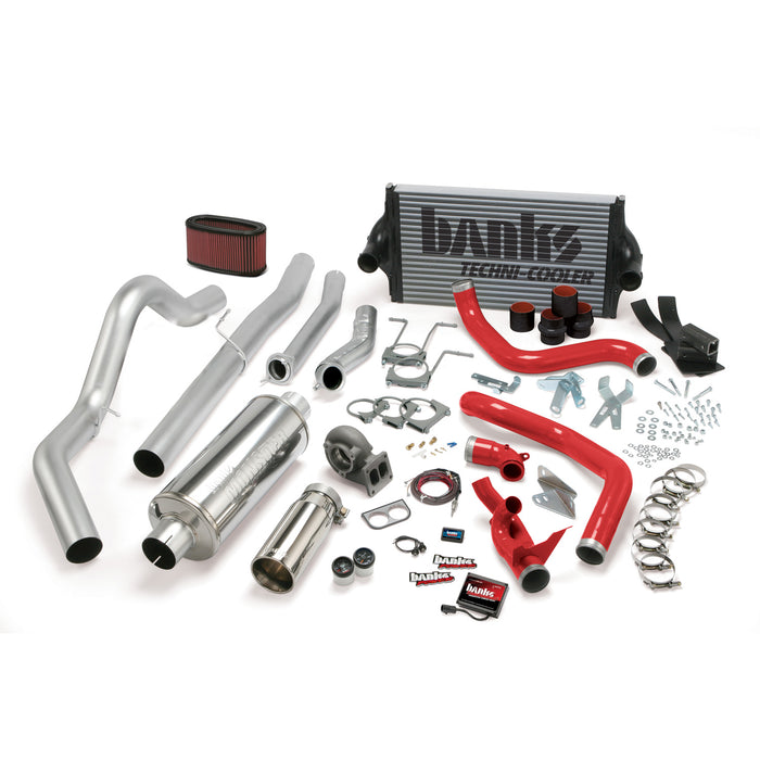 Banks Power 46356 PowerPack Bundle Complete Power System W/OttoMind Engine Calibration Module Chrome Tail Pipe 94-97 Ford 7.3L CCLB Automatic Transmission Banks Power