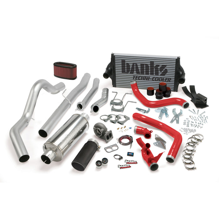 Banks Power 46361-B PowerPack Bundle Complete Power System W/OttoMind Engine Calibration Module Black Tail Pipe 94-97 Ford 7.3L CCLB Manual Transmission Banks Power