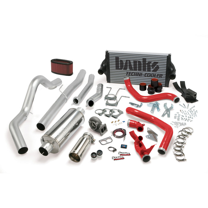 Banks Power 46361 PowerPack Bundle Complete Power System W/OttoMind Engine Calibration Module Chrome Tail Pipe 94-97 Ford 7.3L CCLB Manual Transmission Banks Power