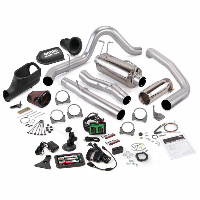 Banks Power 46486 Stinger Bundle Power System W/Single Exit Exhaust Chrome Tip 5 Inch Screen 03-06 Ford 6.0L Excursion Banks Power