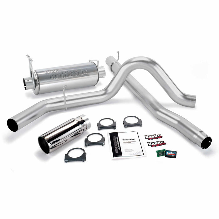 Banks Power 47401 Git-Kit Bundle Power System W/Single Exit Exhaust Chrome Tip 99-03 Ford 7.3L F450/F550 Automatic or Manual Transmission Banks Power