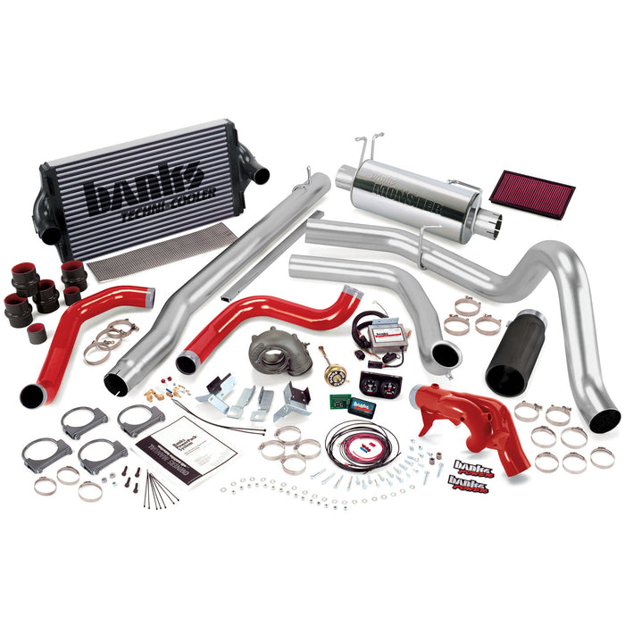 Banks Power 47526-B PowerPack Bundle Complete Power System W/Single Exit Exhaust Black Tip 99 Ford 7.3L F250/F350 Automatic Transmission Banks Power