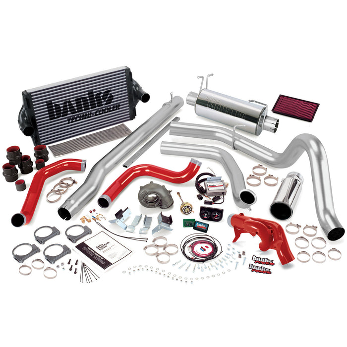 Banks Power 47526 PowerPack Bundle Complete Power System W/Single Exit Exhaust Chrome Tip 99 Ford 7.3L F250/F350 Automatic Transmission Banks Power