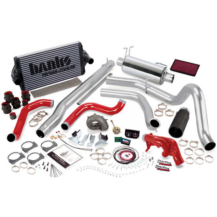 Banks Power 47528-B PowerPack Bundle Complete Power System W/Single Exit Exhaust Black Tip 99 Ford 7.3L F250/F350 Manual Transmission Banks Power