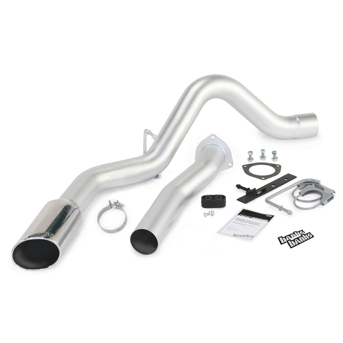 Banks Power 47784 Monster Exhaust System Single Exit Chrome Tip 07-10 Chevy 6.6L LMM ECSB-CCLB to Banks Power