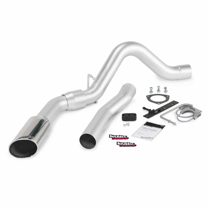 Banks Power 47786 **Discontinued**Monster Exhaust System Single Exit Chrome Tip 11-14 Chevy 6.6L LML ECLB-CCLB to Banks Power