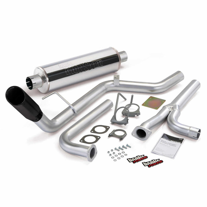 Banks Power 48125-B Monster Exhaust System Single Exit Black Tip 04-19 Nissan 4.0L Frontier All Cab/Beds Banks Power