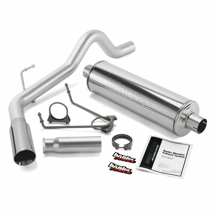 Banks Power 48130 Monster Exhaust System Single Exit Chrome Tip 00-06 Toyota 3.4L 4.0L 4.7L Tundra Banks Power