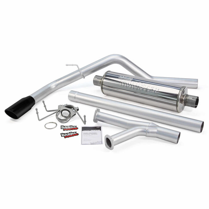 Banks Power 48132-B Monster Exhaust System Single Exit Black Tip 07-08 Toyota Tundra 5.7L CMSB And RCSB/RCLB/DCSB/DCLB Banks Power