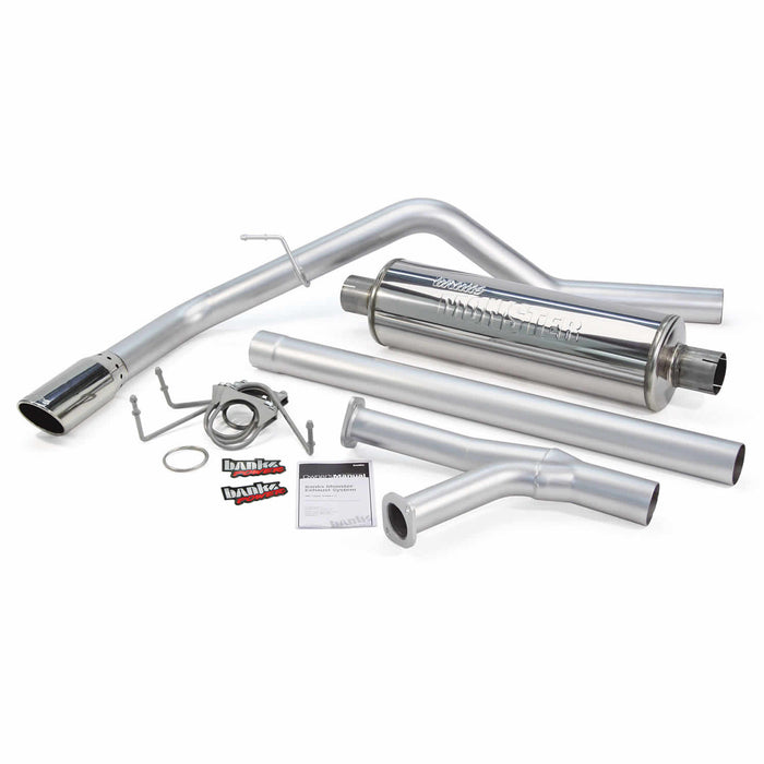 Banks Power 48132 Monster Exhaust System Single Exit Chrome Tip 07-08 Toyota Tundra 5.7L Crew Max Short Bed/RCSB/RCLB/DCSB/DCLB Banks Power