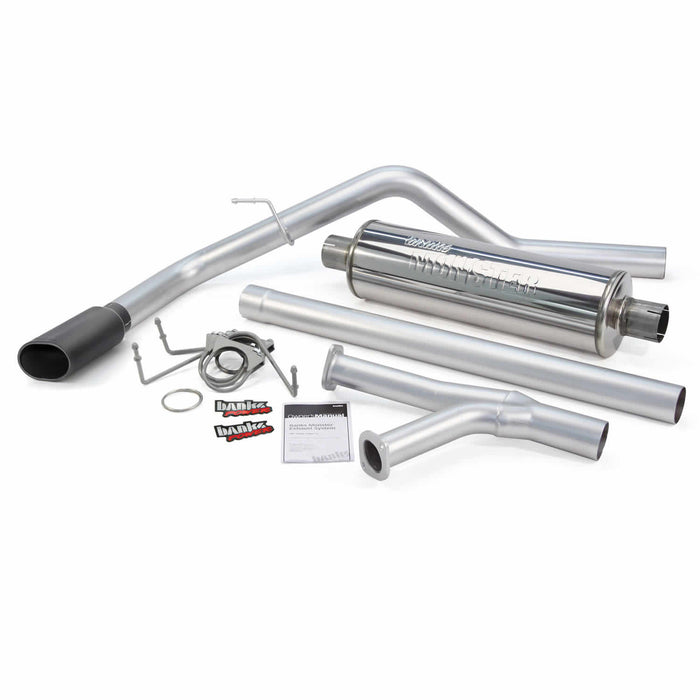 Banks Power 48140-B Monster Exhaust System Single Exit Black Tip 09-19 Toyota Tundra 4.6/5.7L DCMB-CMSB Banks Power