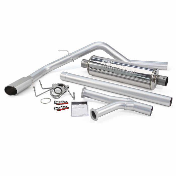 Banks Power 48140 Monster Exhaust System Single Exit Chrome Tip 09-19 Toyota Tundra 4.6/5.7L DCMB-CMSB Banks Power