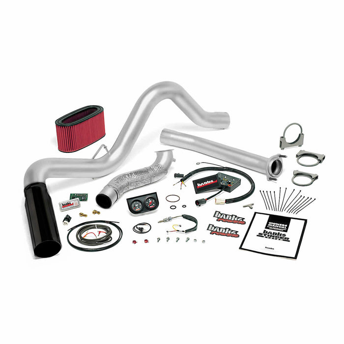 Banks Power 48558-B Stinger Bundle Power System W/Single Exit Exhaust Black Tip 95.5-97 Ford 7.3L Manual Transmission Banks Power