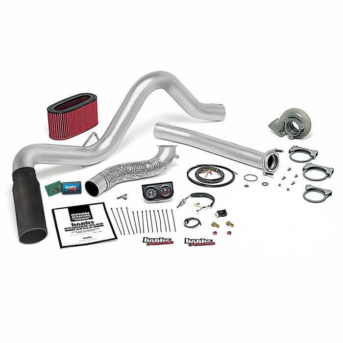 Banks Power 48560-B Stinger Plus Bundle Power System W/Single Exit Exhaust Black Tip 95.5-97 Ford 7.3L Manual Transmission Banks Power