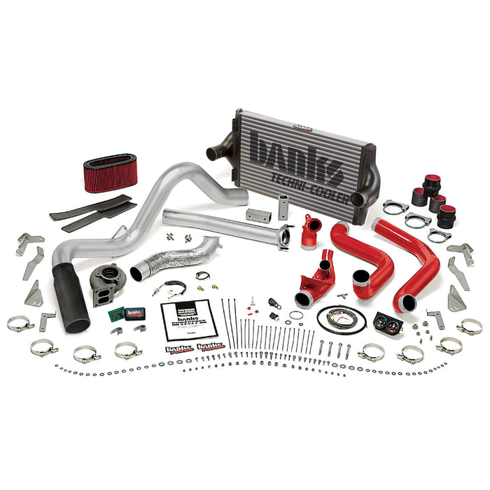 Banks Power 48562-B PowerPack Bundle Complete Power System W/OttoMind Engine Calibration Module Black Tip 95.5-97 Ford 7.3L Manual Transmission Banks Power