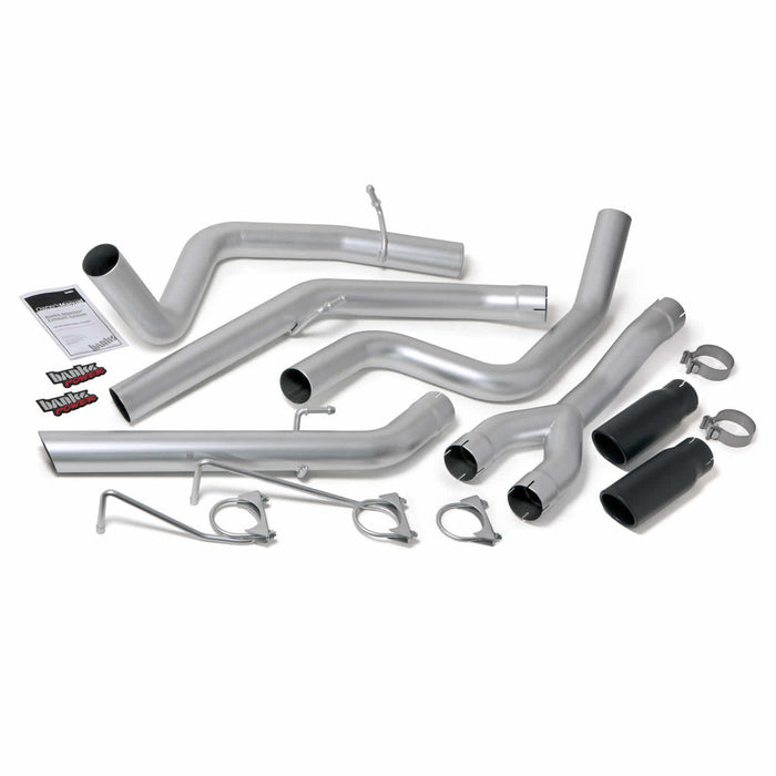 Banks Power 48602-B Monster Exhaust System DualRear Exit Black Round Tips 14-19 Ram 1500 3.0L EcoDiesel Banks Power