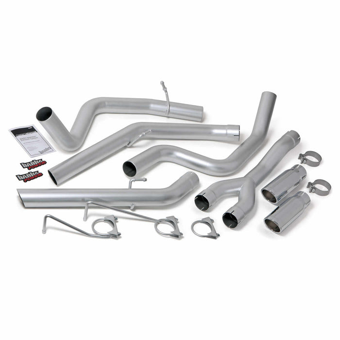 Banks Power 48602 Monster Exhaust System DualRear Exit Chrome Round Tips 14-19 Ram 1500 3.0L EcoDiesel Banks Power