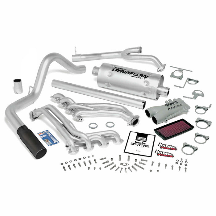 Banks Power 48804-B PowerPack Bundle Complete Power System Black Tip 89-93 Ford 460 Manual Transmission Banks Power