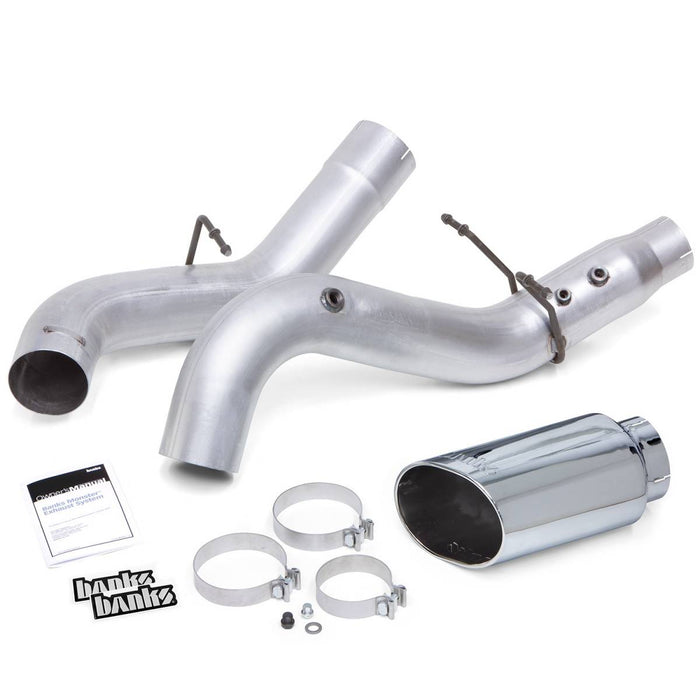 Banks Power 48997 Monster Exhaust System 5-inch Single Exit Chrome Tip 20-23 Chevy/GMC 2500/3500 Duramax 6.6L L5P Banks Power