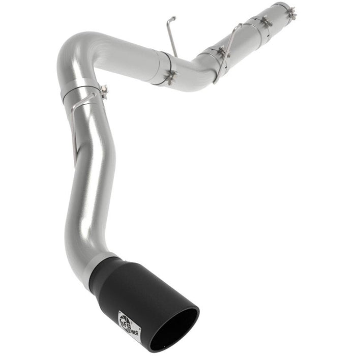 AFE 49-42078-B Large Bore-HD 5" DPF-Back Exhaust System With Black Exhaust Tip