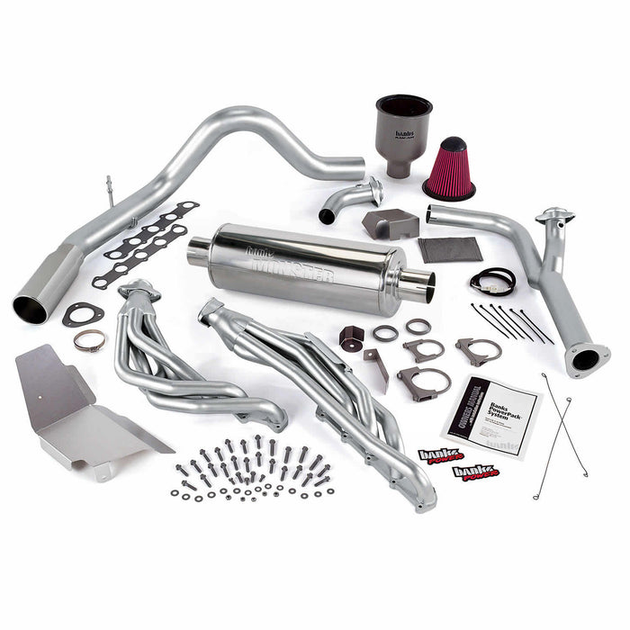 Banks Power 49134 PowerPack Bundle Complete Power System W/Single Exit Exhaust Chrome Tip 99-05 Ford 6.8L Excursion No EGR Banks Power