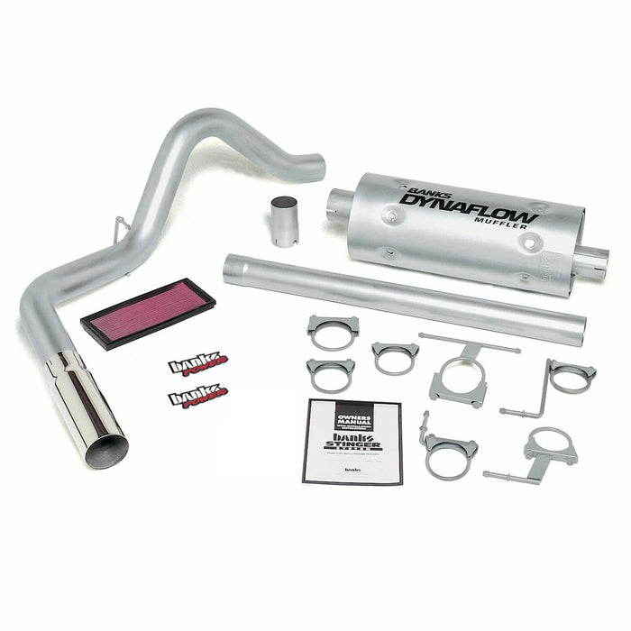 Banks Power 49254 Stinger Bundle Power System W/Single Exit Exhaust Chrome Tip 96-97 Ford 460 EC/CC Extended and Crew Cab Banks Power