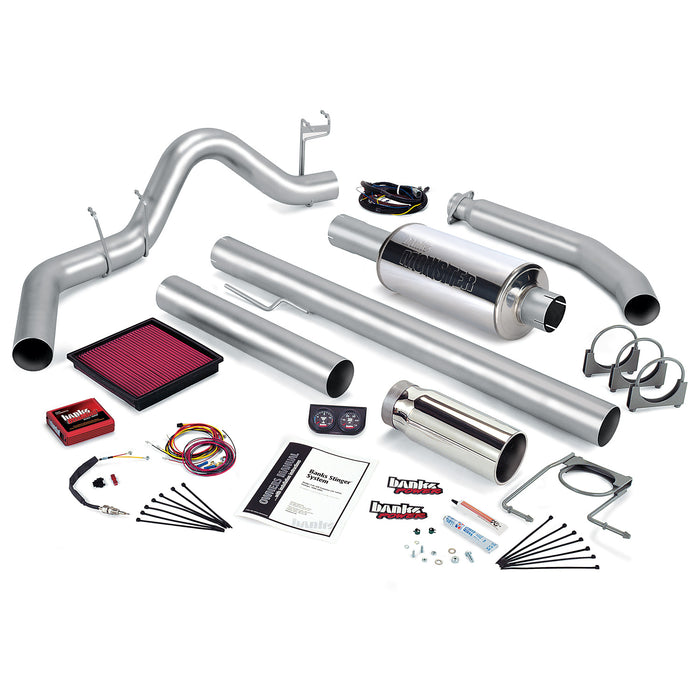 Banks Power 49373 Stinger Bundle Power System W/Single Exit Exhaust Chrome Tip 02 Dodge 5.9L Standard Cab 235hp Banks Power