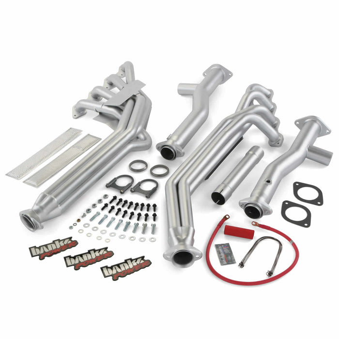 Banks Power 49542 Torque Tube Exhaust Header System 04-10 GM 8.1L W-Series Motorhome No EGR Banks Power