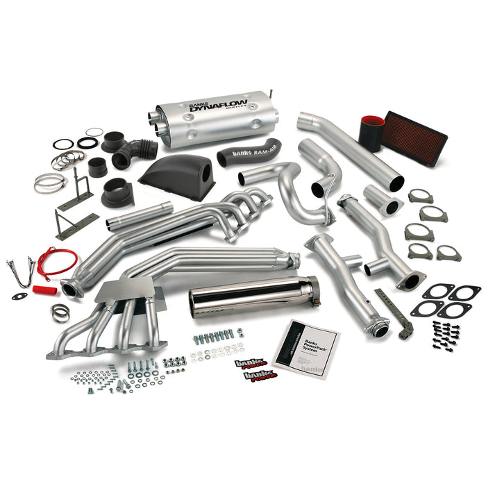 Banks Power 49563 PowerPack Bundle Complete Power System 05-10 GM 8.1L W24 Motorhome Right Exit Banks Power