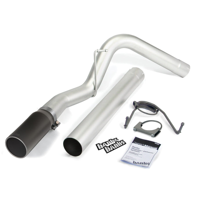 Banks Power 49774-B Monster Exhaust System Single Exit Black Tip 07-13 Dodge/Ram 6.7L CCLB Banks Power