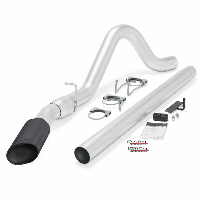 Banks Power 49781-B Monster Exhaust System Single Exit Black Tip 08-10 Ford 6.4L All Cab and Bed Lengths Banks Power