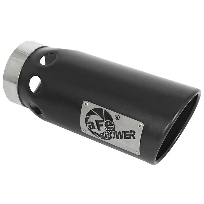 AFE 49T40501-B121 Black Exhaust Tip Intercooled Exhaust Tip