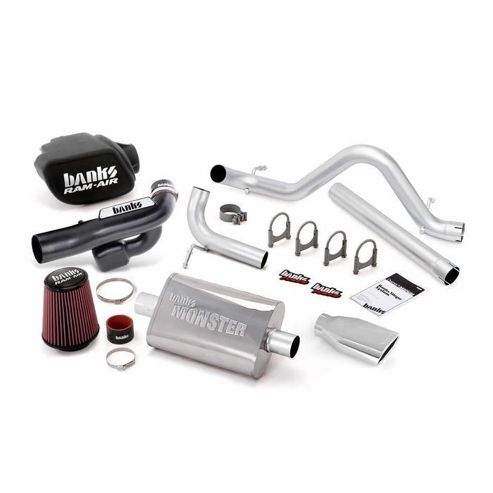 Banks Power 51345 Stinger Bundle Power System No AutoMind W/Single Exit Exhaust Chrome Tip 12-18 Jeep 3.6L Wrangler JK All 4 Door Banks Power