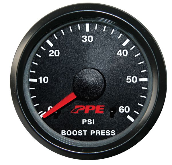 PPE Diesel 516010000 Turbo Boost Gauge W/Tubing Kit PPE Diesel