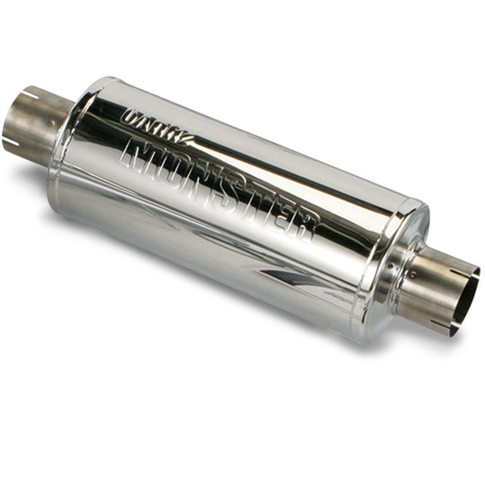 Banks Power 53801 Stainless Steel Exhaust Muffler 4 Inch Inlet and Outlet Various Applications Banks Power