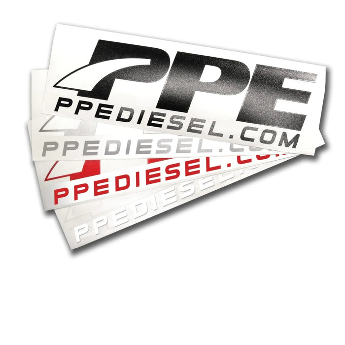 PPE Diesel 588001200 PPE Cut Vinyl Sticker 8.5x2.5 Black PPE Diesel