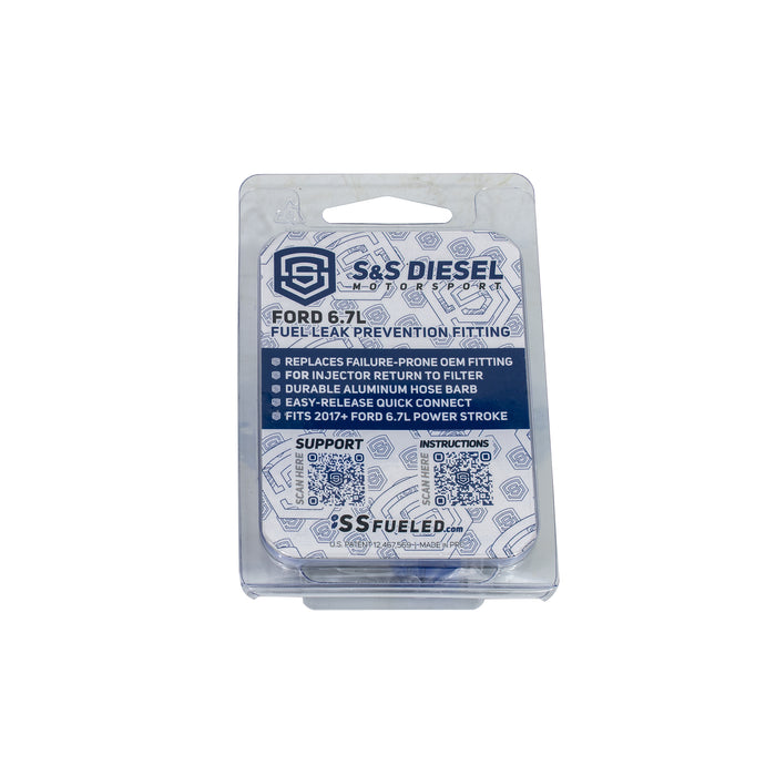 S&S Diesel 6.7F17-LPF-6P Ford 6.7L Fuel Leak Prevention Fitting (2017-2026) - 6 Pack